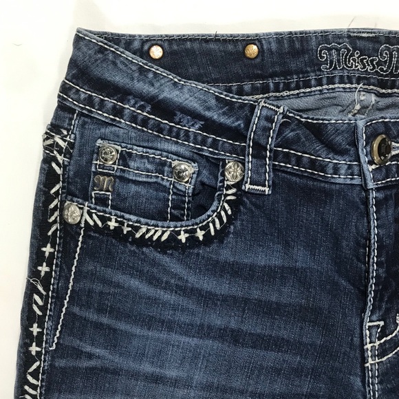 SOLD    Miss Me Bootcut Jeans 29 JE8022BR - Picture 4 of 12